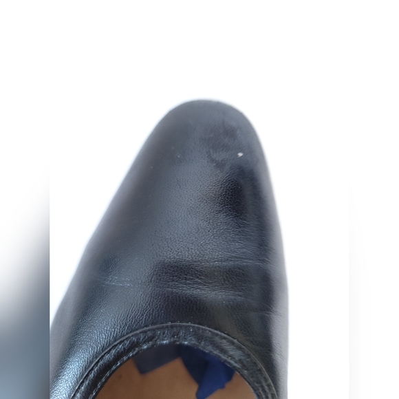 Gianni Versace Vintage Leather Mary-Jane Heel Shoes Black EU36.5 - Picture 8 of 11